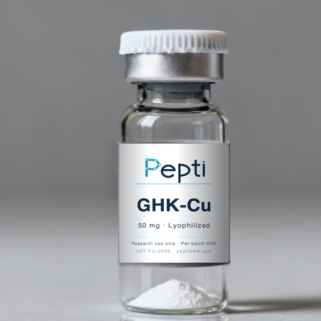 GHK-Cu copper peptide material